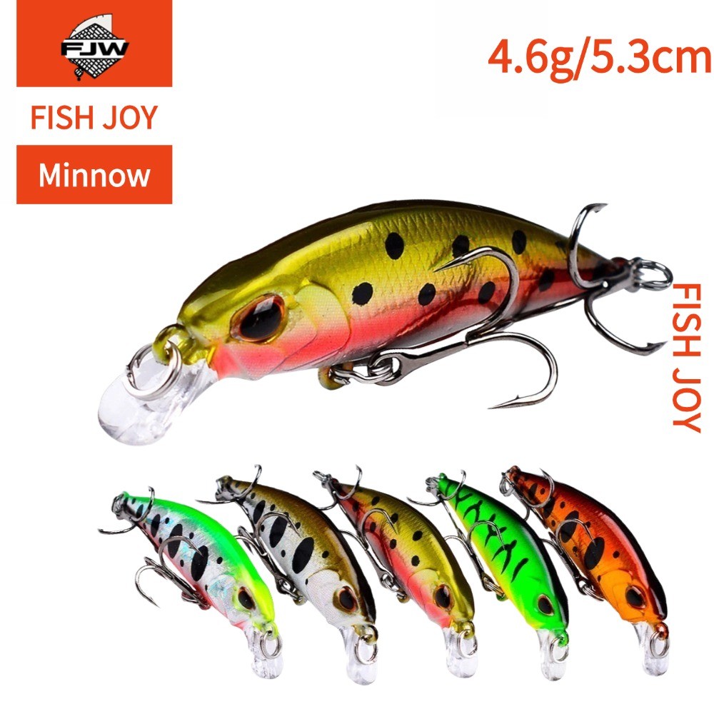 F11 ตกปลา ปลาปลอม เหยื่อเรืองแสง 3D ตาปลา สีสันสดใส ลายพราง ลายสาดสี ปลายแหลม สะพานเหยื่อ