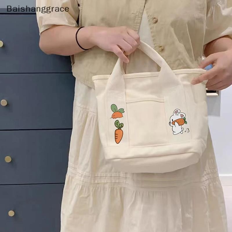 กระเป๋าถือผ้าใบสำหรับผู้หญิง สีทึบ ทรงเดินทาง ความจุขนาดใหญ่ สไตล์ลำลอง - รูปที่ 6