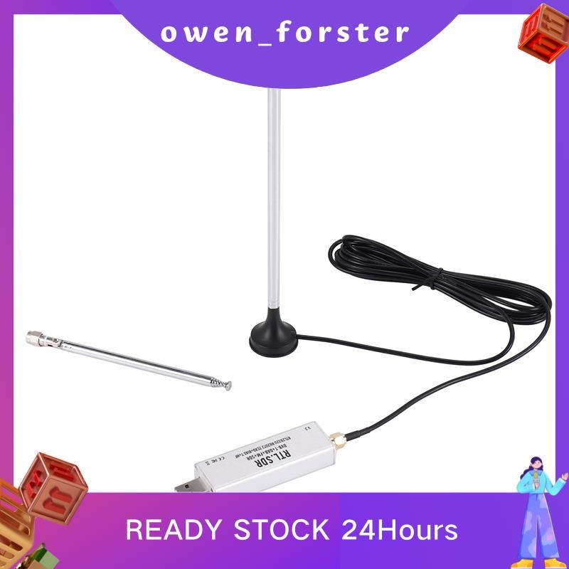 In Stock RTL SDR Receiver V3 RTL2832U 0.1MHz-1.7GHz TCXO SMA Receiver พร้อมเสาอากาศ