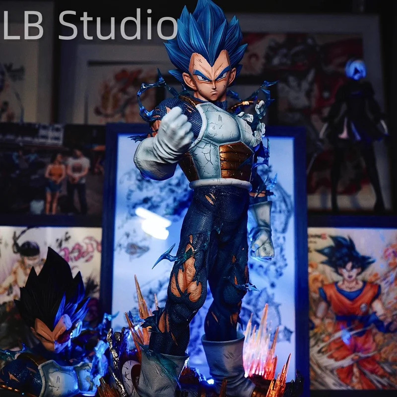 26.5cm/10.43in Anime Dragon Ball Z Vegeta Figure Vegeta Action Figure Collectible Statue Model Toy G