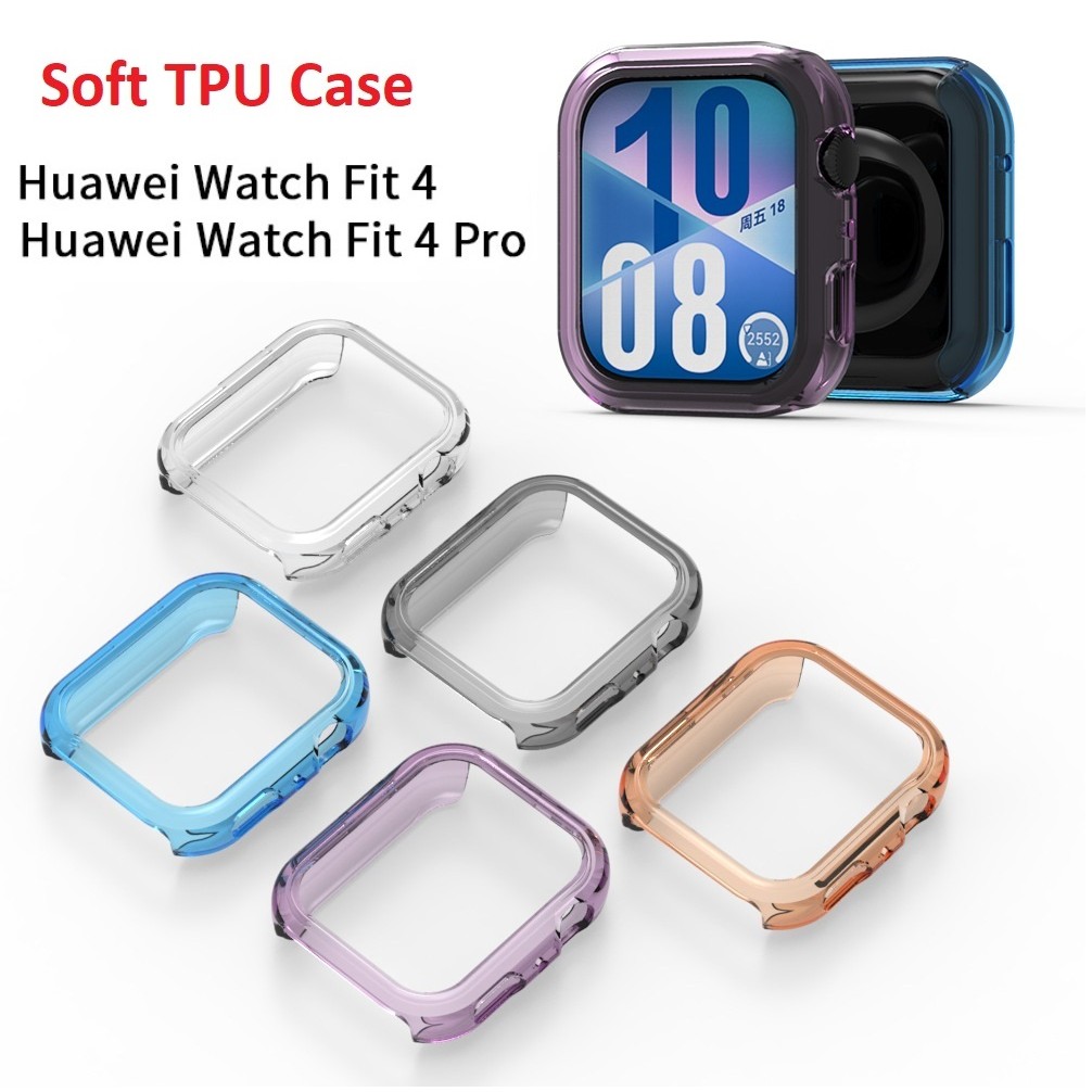 Case For Huawei Watch Fit 4 เคส Soft Frame เคส Huawei Watch Fit 4 pro Case Shockproof Cover For Huaw