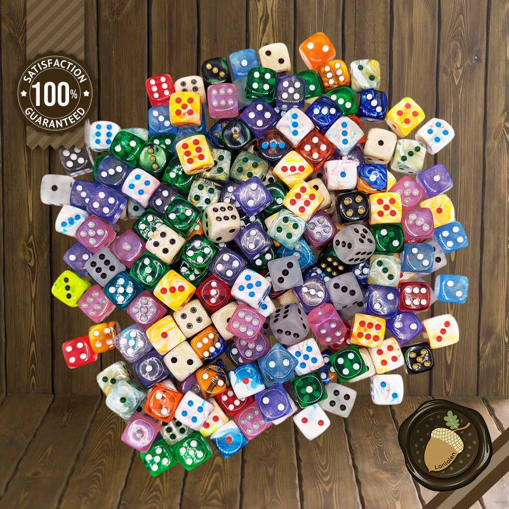 Chessex Dice Token D6 Dice ลูกเต๋า 6 หน้า คละสี ราคาต่อ 1 ลูก
