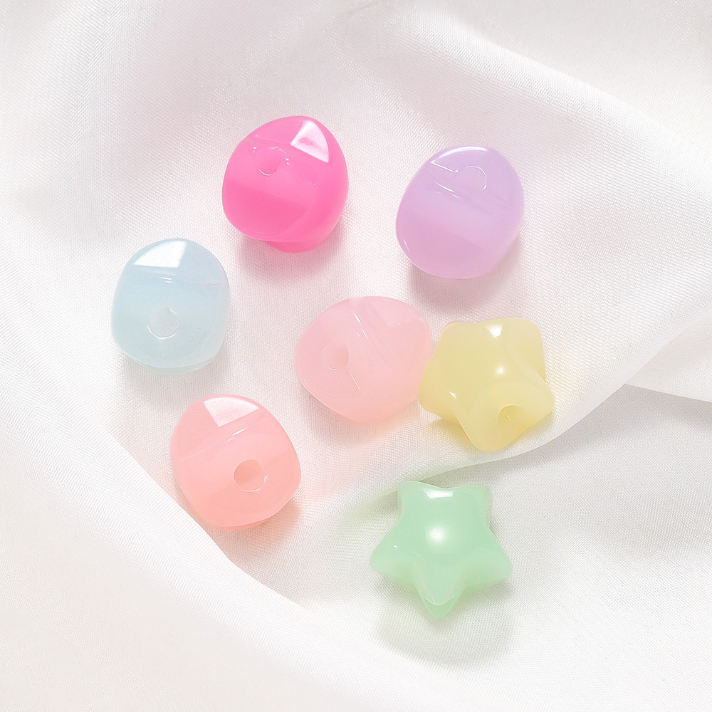 St.kunkka 5/10 ชิ้นอะคริลิคดาวห้าแฉกลูกปัด Jelly สี Star ลูกปัดสําหรับ DIY สร้อยข้อมือสร้อยคออุปกรณ์เสริมทํา — صورة 8