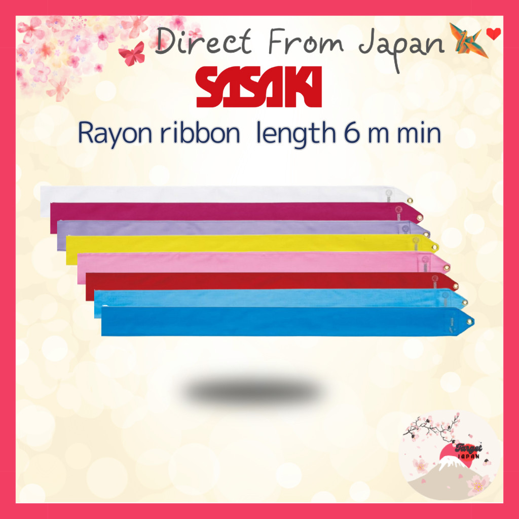 SASAKI Rhythmic Gymnastics 6m Ribbon Official Quality From Japan