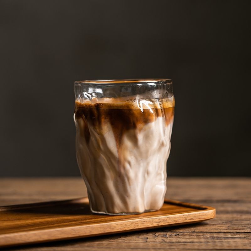 D0529-Dirty Coffee Cup Niche High-End Ice-Sensing American Cup เส้นผ่านศูนย์กลางขนาดใหญ่เรียบง่ายโปร