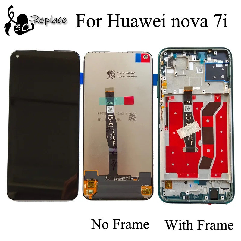 6.4 นิ้วสําหรับ Huawei Nova 7i JNY-LX2 JNY-L21A JNY-L21B JNY-L22A จอแสดงผล LCD Touch Screen Digitize