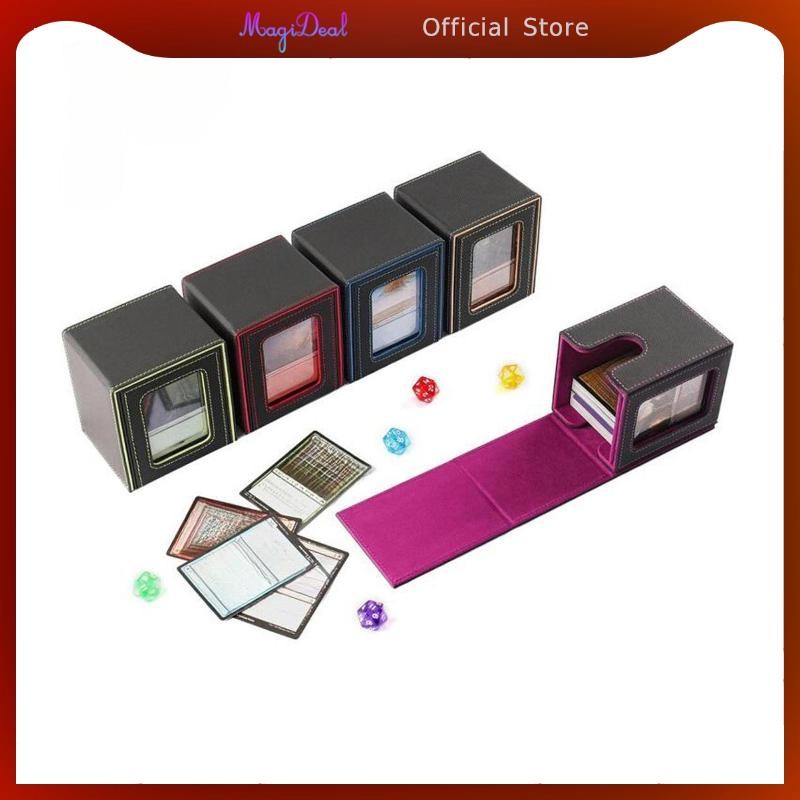 MagiDeal Card Deck Box Design Color Case Card Storage Holder TCG Compact Storage
