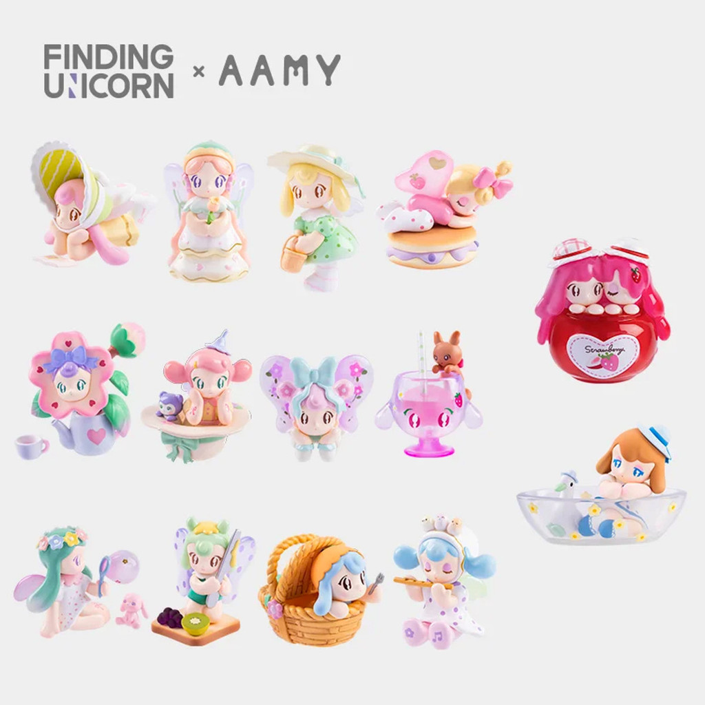 (พร้อมส่งจากไทย) Finding Unicorn AAMY picnic with butterfly Series เช็คการ์ดไม่แกะตัว