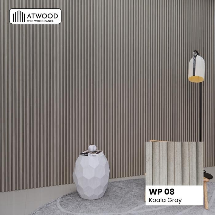 Atwood Wall Panel WPC Wall Grid / PVC Wood Partition Wall Panel / Wood Panel - WP 08
