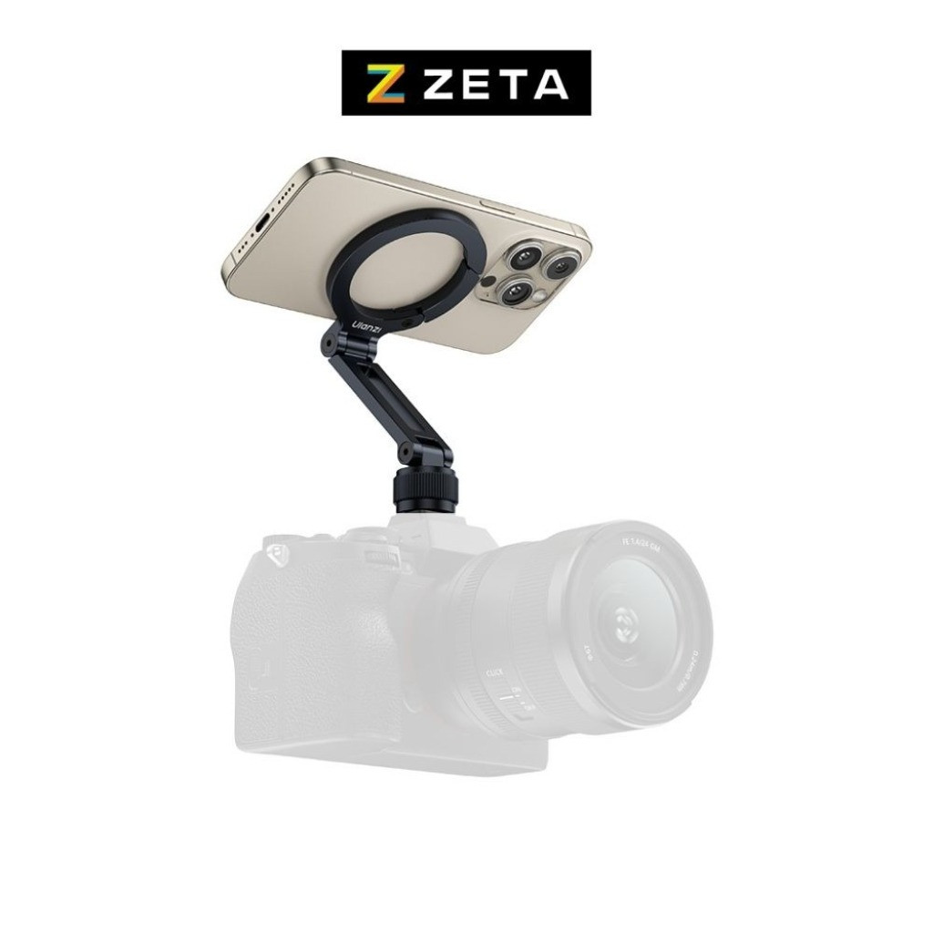 Ulanzi MA07 Maglock 1/4 Cold Shoe Phone Mount ขาจับมือถือ ไม้เซลฟี่ แม่เหล็ก สำหรับถ่ายภาพ Vlog