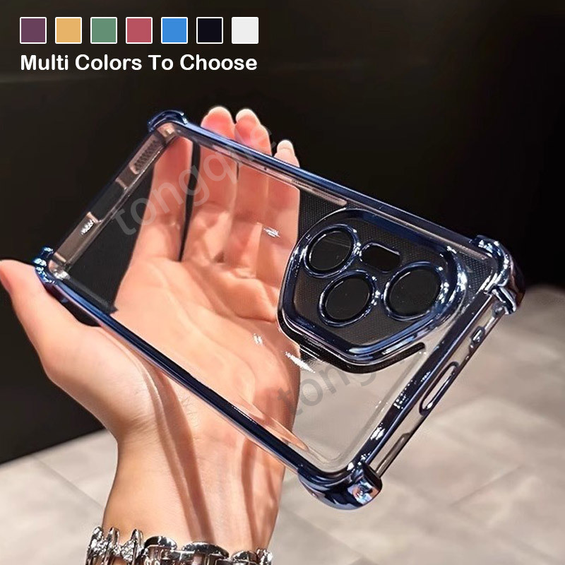 สําหรับ Honor 400 Pro Lite 400Pro Honor400 5G 2025 เคสโทรศัพท์ใสใสปกหลังกันกระแทก Amor กันชน Soft TPU ยืดหยุ่น Anti Drop สี่มุมเสริมขอบชุบ