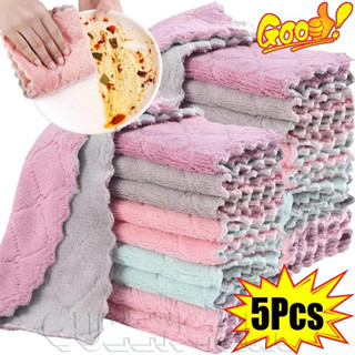 ผ้าขนหนูครัวไมโครไฟเบอร์ดูดซับซุปเปอร์ - ผ้าทําความสะอาดน้ํา…
