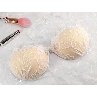 【2คู่】#037บราปีกนก​ลายลูกไม้ บราเจ้าสาวบราดูมดูมบราลูกไม้ดำล้วน