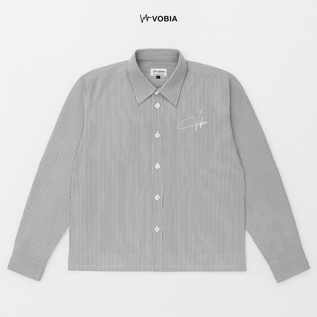 เสื้อ Vobia Stripe Anora - สีเทา