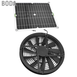 [Ready Stock] Boda ชุดพัดลมพลังงานแสงอาทิตย์ 100W 12V 10 นิ้ว พัดลมระบายอากาศพร้อมฝาครอบ 3000RPM เครื่องช่วยหายใจขนาดเล็กพกพาสำหรับการระบายอากาศและระบายความร้อน