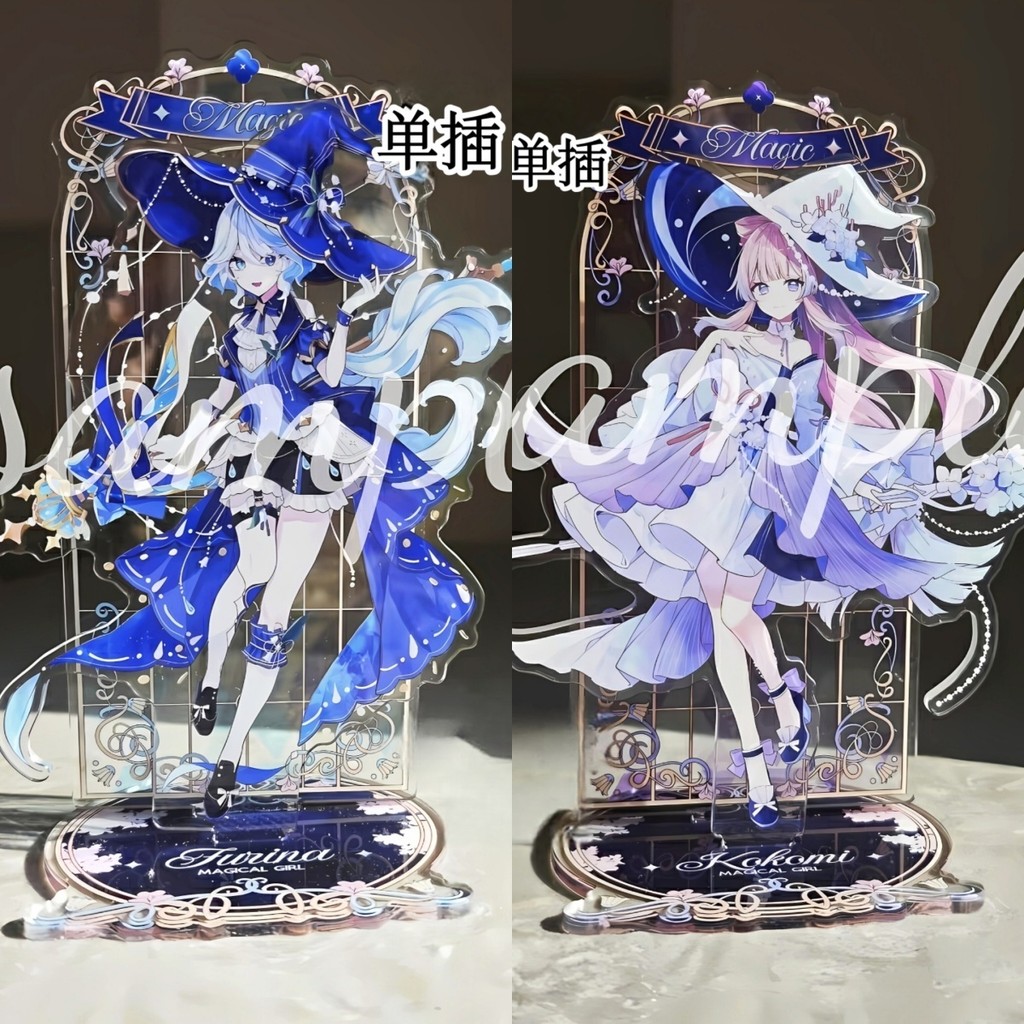 Genshin Impact ประณีตผลิตภัณฑ์ใหม่ Tiwart Magical Girl Furina & Sangonomiya Kokomi Stand