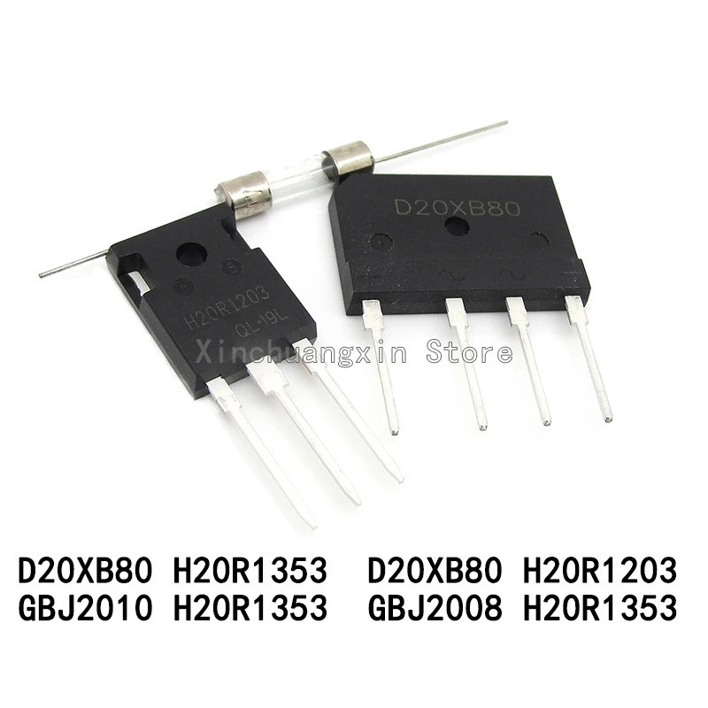 1-5PCS FGA15N120 D15XB100 GBJ2008 GBJ2010 D20XB80 GBU1510 H20PR5 H20R1353 H20R1203 IGBT Field-effect