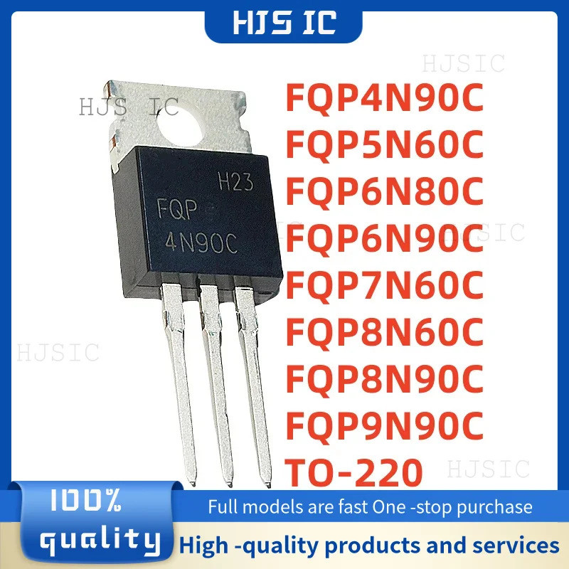 1-5PCS FQP 88N60C 4N90C 6N80C 6N90C 7N60C 5N60C 8N90C 9N90C TO-220 Field-effect ทรานซิสเตอร์