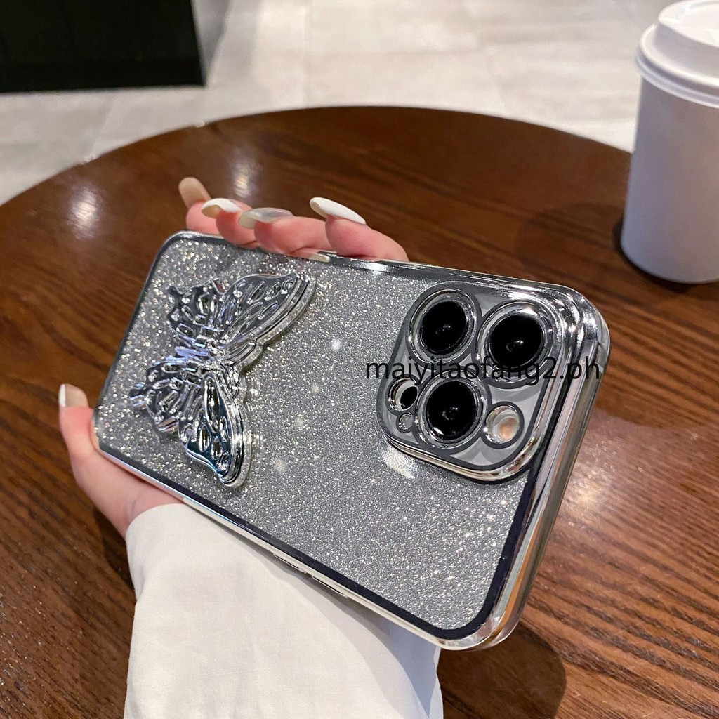 หรูหรา Creative สําหรับ Infinix Tecno Spark 20 20C 10 10C GO 2024 2023 PRO สมาร์ท 8 7 Hot 40i 40 30i 30 11 PRO Play หมายเหตุ 30 12 G96 ZERO 30 4G 5G วงเล็บแฟชั่นผีเสื้อขนาดเล็กโพธิ์ - รูปที่ 6