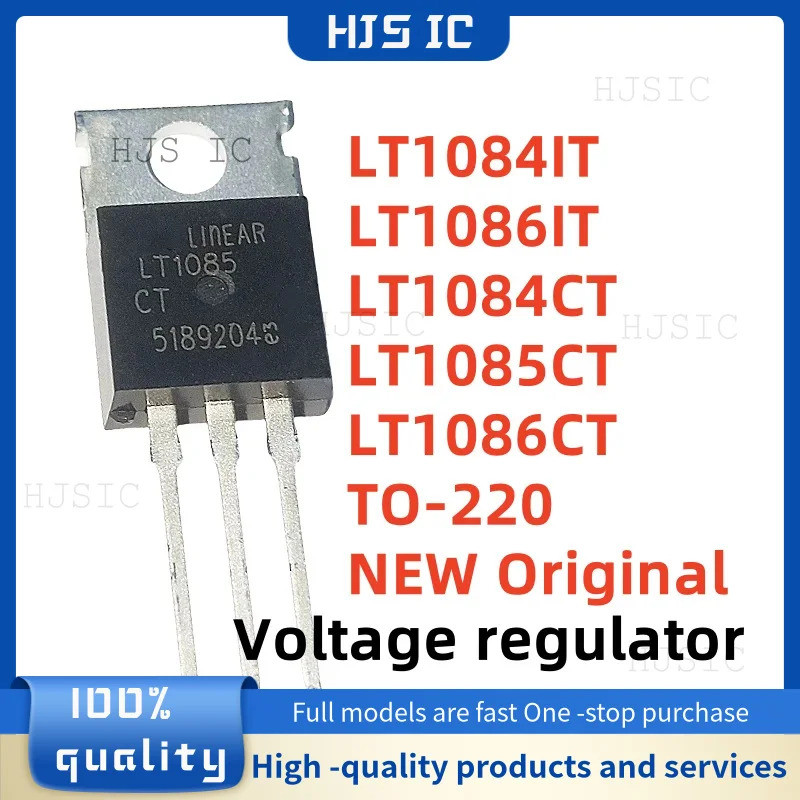 1-5PCS LT1084CT LT1084IT LT1084 LT1085CT LT1085 LT1086CT LT1086IT LT1086 TO-220 Linear Voltage Regul