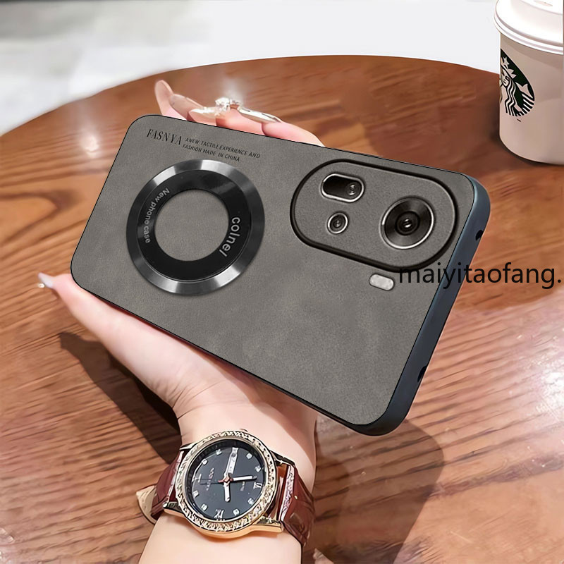 ปลอก OPPO Reno 11 5G OPPO Reno 11 PRO เคสโทรศัพท์ป้องกันการสั่นสะเทือนแหวนดูดแม่เหล็กฝาครอบป้องกันพร้อมและกันลื่นฝาหลัง ybpywcxq - รูปที่ 2