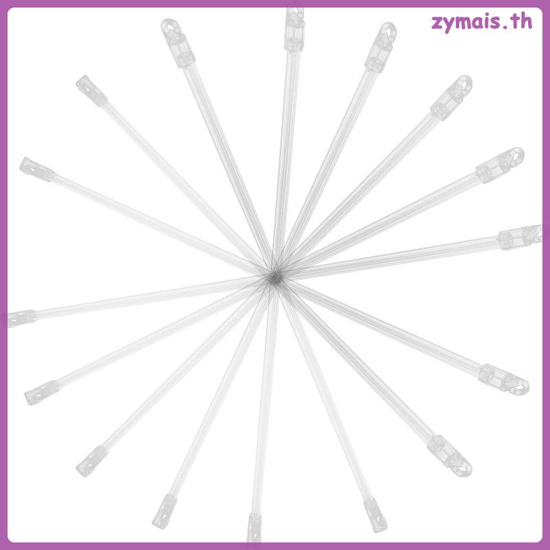 ✨ 8pcs พลาสติกบลินด์วอนด์ 17 นิ้ว ทดแทนไม้กวาดม่าน เหมาะสำหรับม่านแนวตั้ง Plastic Blind Wands Vertic