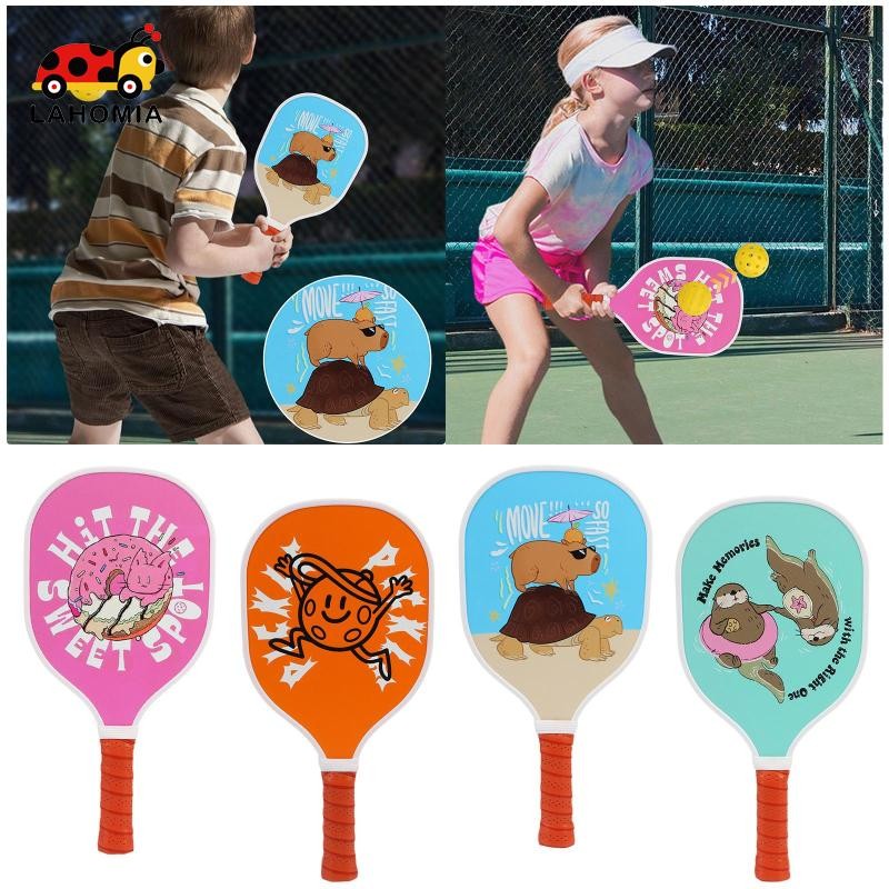 [Lahomia] เด็ก Pickleball Paddle ด้ามจับขนาดเล็กสำหรับเด็กอายุ 4-11 ปี Easy Handling Youth Racket