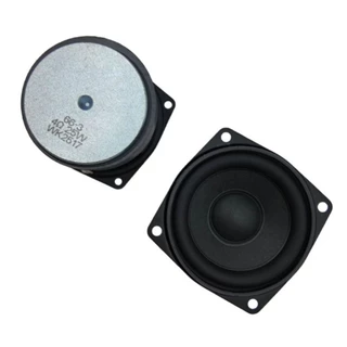 WU โค้งขอบยาง 2 5 นิ้ว 25W แม่เหล็กภายนอกลําโพง 20Core Voice Coils Sound Part