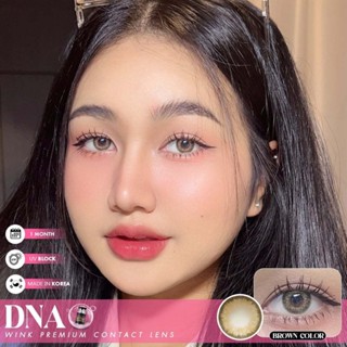 🔥คอนแทคเลนส์❤️Size : S❤️DNA (Wink) สี : Brown/ Gray
