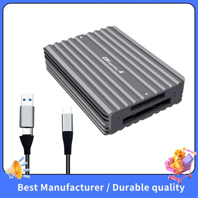 แบบพกพา Type C to CFexpress B CFexpress A Reader ไดรฟ์ฟรี CFexpress Tyep B Card Reader CFexpress Tye