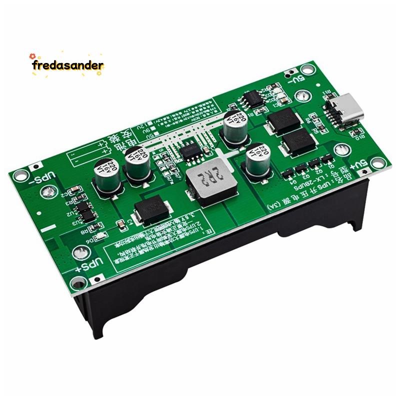 Type-C 15W 3A 18650 Lithium Battery Charger Module DC-DC Step Up Booster Fast Charge UPS Power Suppl