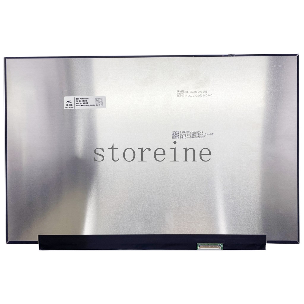 MNG007QX2-2 IPS 1920x1200 16.0 Original Display เปลี่ยนแผง Matrix แล็ปท็อปหน้าจอ LCD