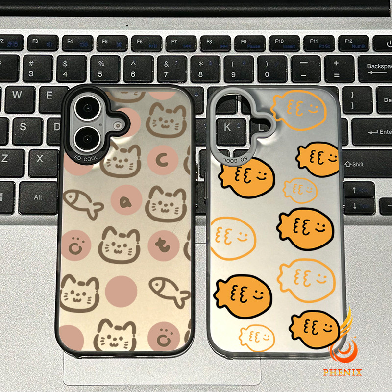 สำหรับ iphone 13 12 11 iPhone 16 15 14 PRO MAX X XS MAX XR 7/8PLUS ปลาตัวเล็กแอปเปิ้ลโทรศัพท์ จัดส่งจากประเทศไทย