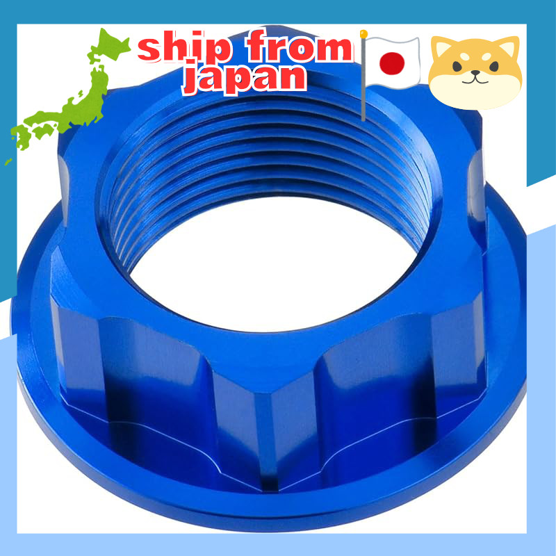 ZETA RACING TT250R 93-97 / WR250R/X 07-20 Steering Stem Nut Blue M24x14 P1.5mm F7945 (Old Part Numbe