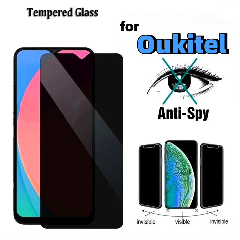 สําหรับ Oukitel P1 G1 9H Anti Spy Clear ฟิล์มกระจกนิรภัยสําหรับ Oukitel WP28S WP28E WP28 WP27 WP26 W