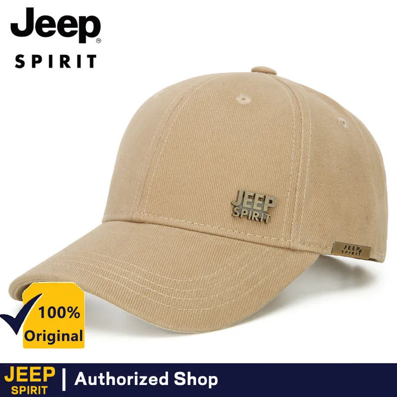 JEEP SPIRIT หมวกทรงแบน ครีมกันแดด แฟชั่น