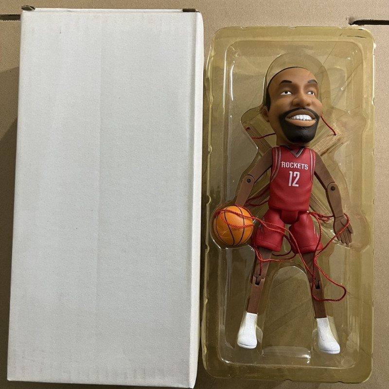 . .ROCKETS ROCKETS เบอร์ 12 Player Dwight.Howard, ตุ๊กตาของเล่น Pull Line Puppet Basketball