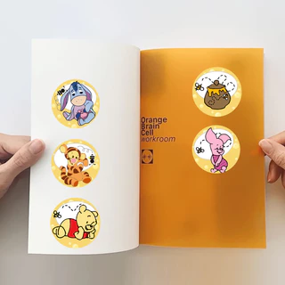 Pooh Bear Sticker สติ๊กเกอร์การ์ตูน น่ารัก สติ๊กเกอร์สุดน่ารัก diy Handbook Sealing Sticker