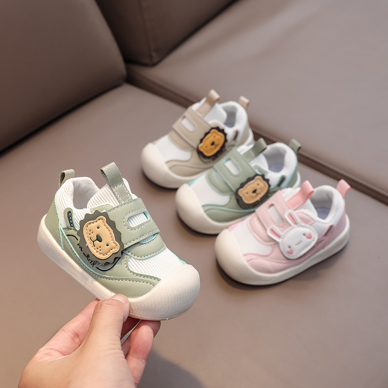 Baby's Shoes Baby New Soft Bottom Toddler Breathable Shoes Male and Female Baby Shoes 8hk9