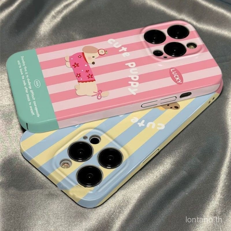 เคสโทรศัพท์ลายดอกไม้ลายสุนัขดัชชุนสำหรับผู้หญิง ใช้ได้กับ iPhone 16 14Pro 13ProMax XR 12Pro 16ProMax 11 7/8 Plus 15ProMax 13Pro XSMAX 14ProMax เคสแข็งปกป้องเต็มรูปแบบ F3XR ราคา ถูกที่สุด ดีลบีเคเค