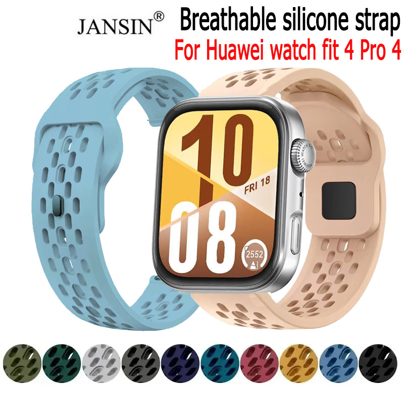 สายรัดซิลิโคน สําหรับ Huawei watch fit 4 Pro strap สร้อยข้อมือสมาร์ทวอทช์แบบสปอร์ต สําหรับ Huawei watch fit 4 สายรัดข้อมือ