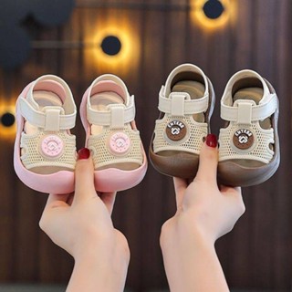 รองเท้าแตะหัวกลม รองเท้าหัดเดินเด็ก รองเท้าแฟชั่นเด็กเล็ก พื…