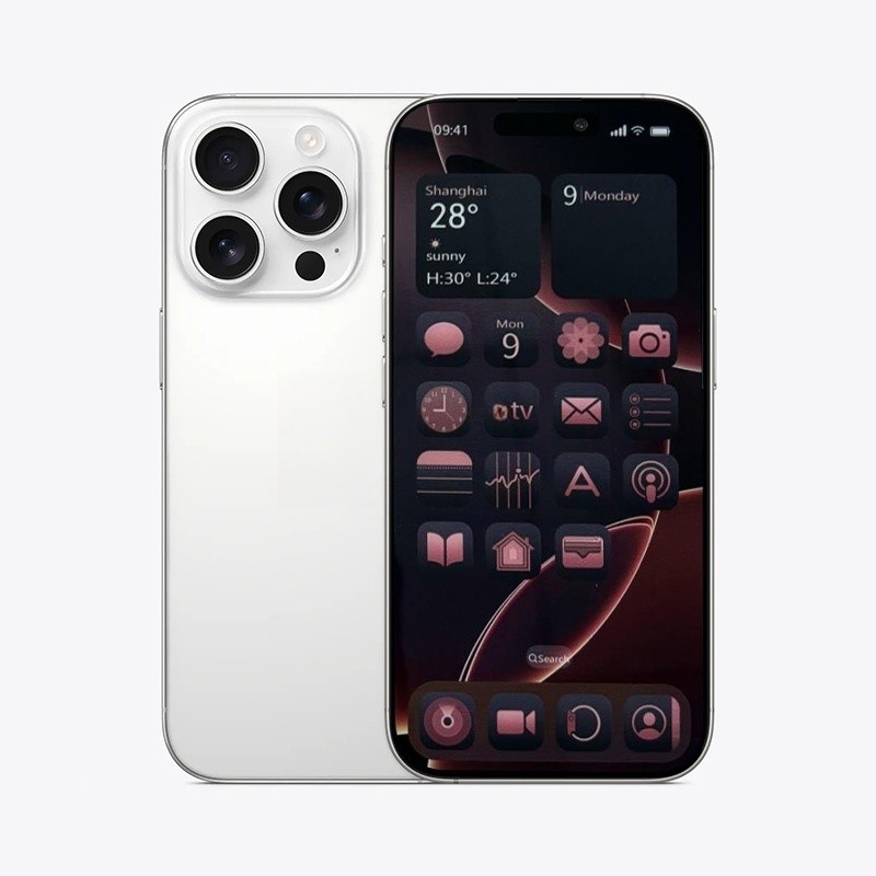 สําหรับแสดง iPhone 16/iPhone 16 Plus, 16 Pro และ 16 Pro Max Dummy โทรศัพท์จอแสดงผล 1:1 ปลอมทํางานของ