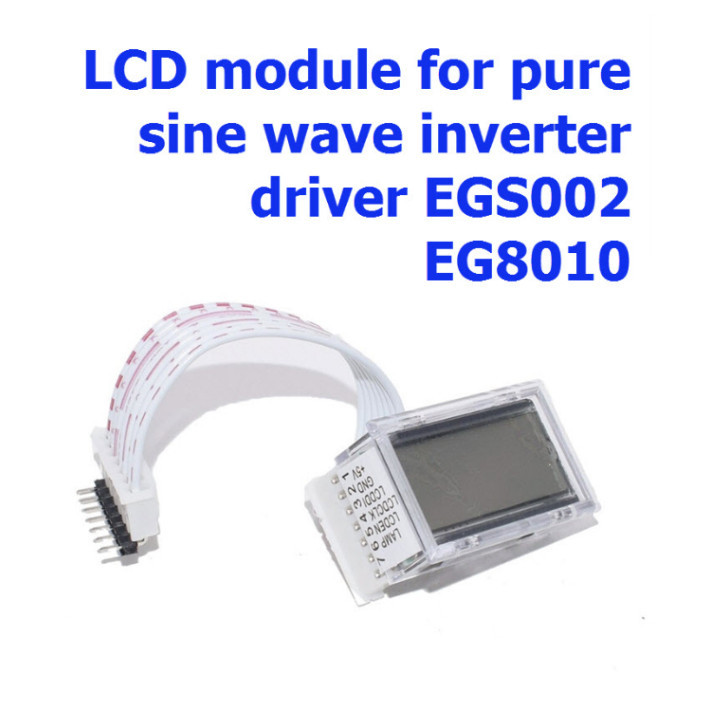 LCD module for pure sine wave inverter driver EGS002 EG8010