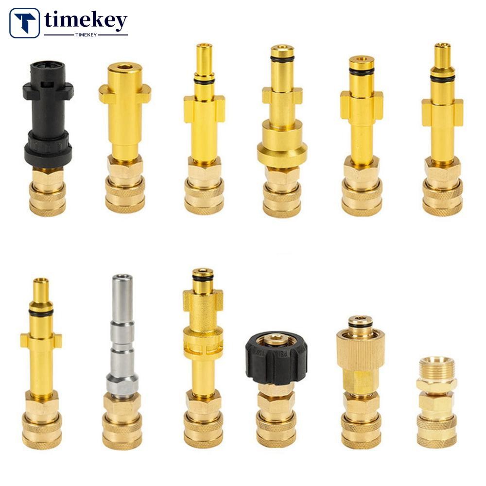 TME 1 PC 1/4 "เครื่องฉีดน้ําแรงดันสูง Quick Connector 1/4 "เพื่อสเปรย์ Wand Lance อะแดปเตอร์ตัดการเชื่อมต่อ Release Fitting สําหรับ Karcher