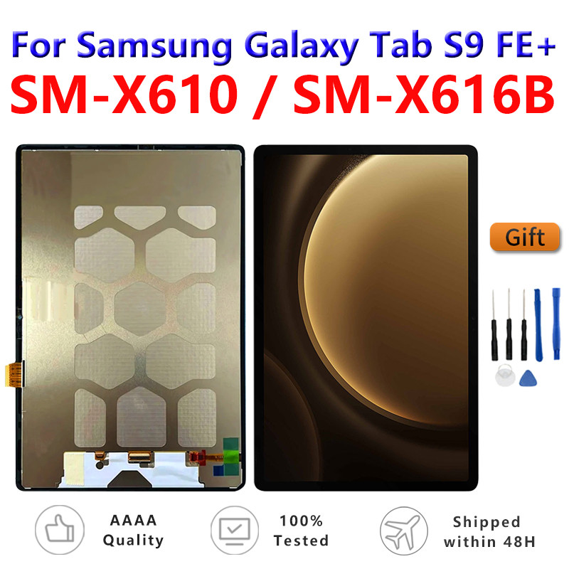 12.4 "ใหม่ LCD สําหรับ Samsung Galaxy Tab S9 FE + FE Plus X610 X616B SM-X610 SM-X616B Touch Screen D