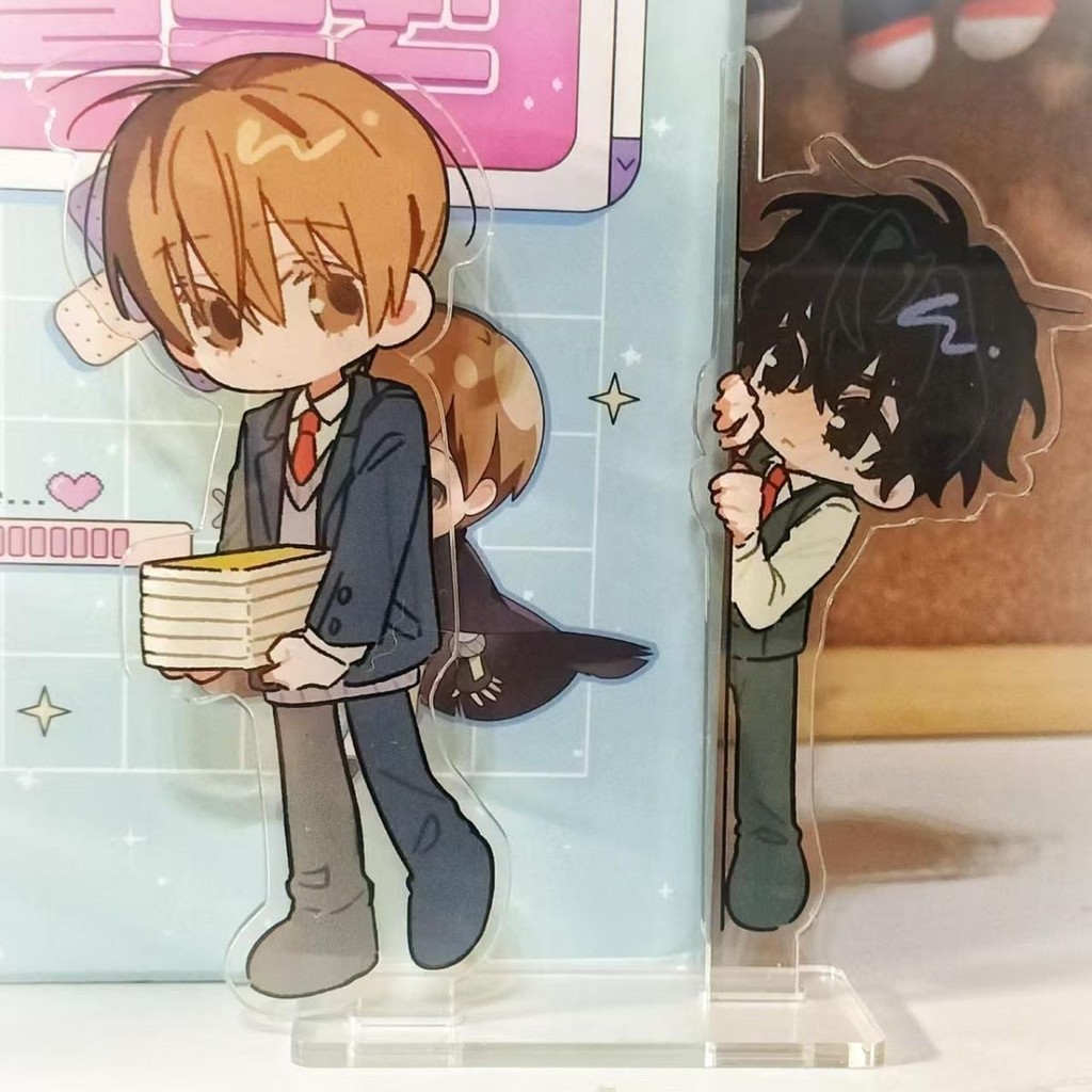 Guild Member Next Door อะคริลิคเกาหลี BL Manwha 이웃อบ Appleland รูปจอแสดงผลอะนิเมะสินค้าคอลเลกชันตกแต่งโต๊ะเครื่องประดับ