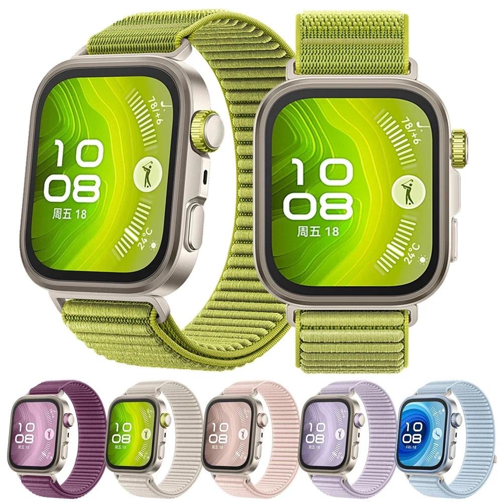 Field ไนลอน loop สําหรับ Huawei Watch Fit 5 Pro/Fit 4 Pro ทอกีฬาสายนาฬิกาสําหรับ Huawei Watch Fit 5/4/3 สร้อยข้อมือ