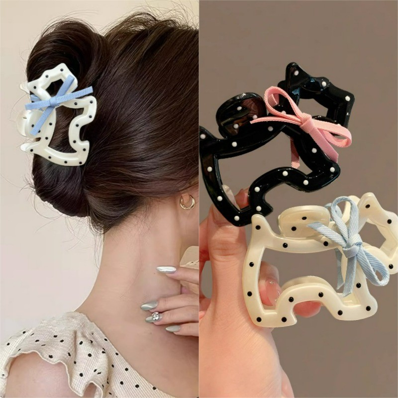 ผู้หญิงแฟชั่นเกาหลี กุทัณฑ์รูปลักษณ์สุนัข จุดคลิปผมกิ๊บ หูฟัง