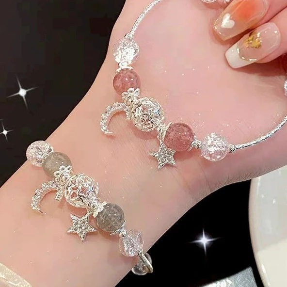 สร้อยข้อมือ Mary ลายพระจันทร์และดาว แต่งโซ่ลูกปัด thumbnail 10